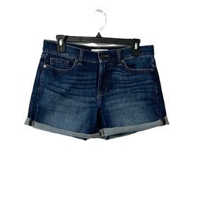 🟢Banana Republic Dark Denim Jeans Roll Up Shorts Size 26
